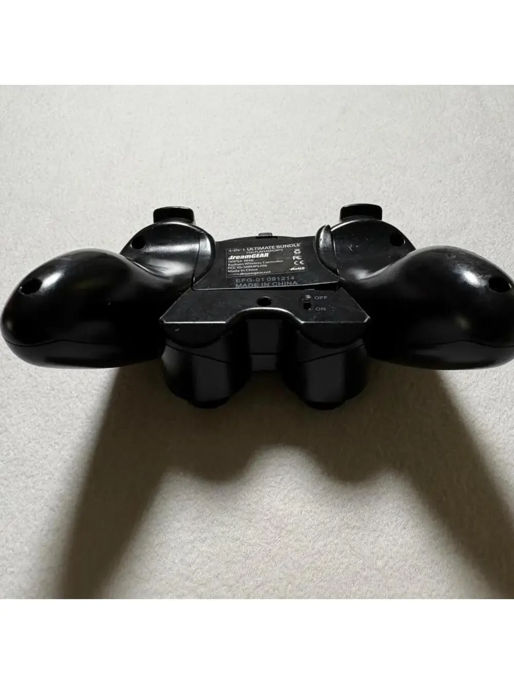 dreamGEAR Radium Wireless Controller for PS3 Black DGPS3-3840